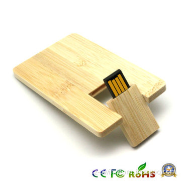 Custom Wooden Card USB Flash Drive, Memory Stick, Pen Drive (MT013)
